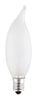 Westinghouse 25 W CA8 Decorative Incandescent Bulb E12 (Candelabra) Warm White 2 pk