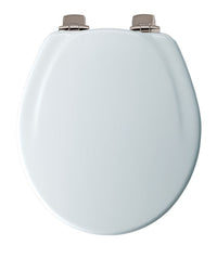Mayfair by Bemis Slow Close Round White Molded Wood Toilet Seat