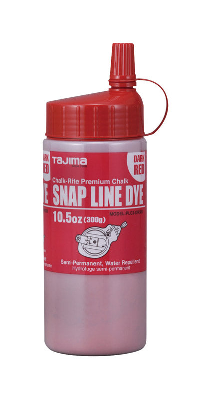 Tajima  10.5 oz. Dark Red  Replacement Snap-Line Dye  Ultra-Fine Line