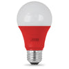 Feit Electric A19/R/10KLED 3.5 Watt Red Non-Dimmable A19 LED Light Bulb (Pack of 4)