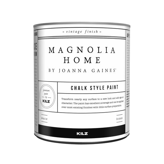 Magnolia Home by Joanna Gaines KILZ Flat Chalk Finish Tint Base Base 3 Acrylic Furniture Paint (Pack of 6)