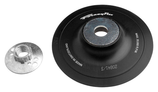 Forney 5 in. D Rubber Backing Pad 5/8 in. 20000 rpm 1 pc