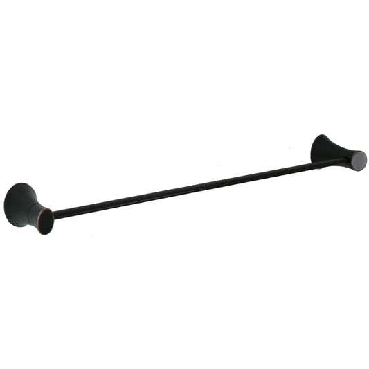 Ultra Faucets Sweep Collection Oil Rubbed Bronze Towel Bar 18 in. L Metal