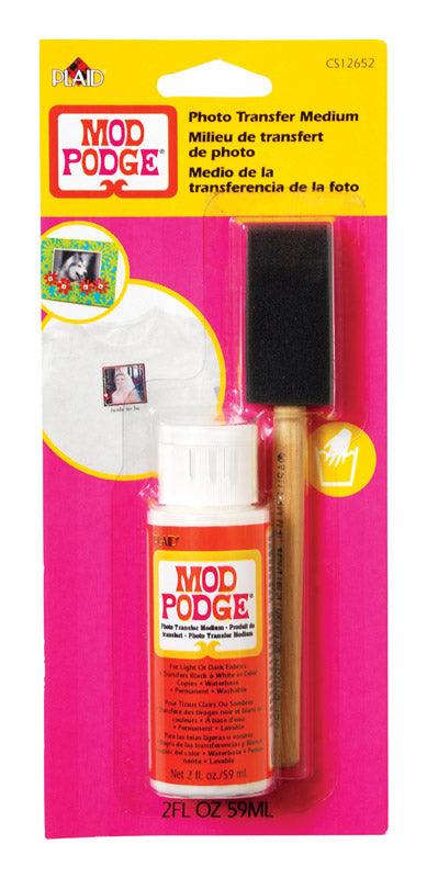 Plaid Mod Podge High Strength Glue Photo Transfer Medium 2 oz. (Pack of 3)