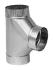 Imperial 7 in. X 7 in. X 7 in. Galvanized Steel Furnace Pipe Tee
