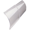 Deflect-O  Jordan  4-1/2 in. H x 14-1/2 in. W 1-Way  Clear  Plastic  Air Deflector