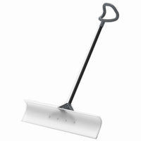 UHMW Snow Pusher, Steel Shaft, 48-In.