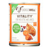 Dogs well Vitality Chicken and Sweet Potato Stew Dog Food - Case of 12 - 13 oz.