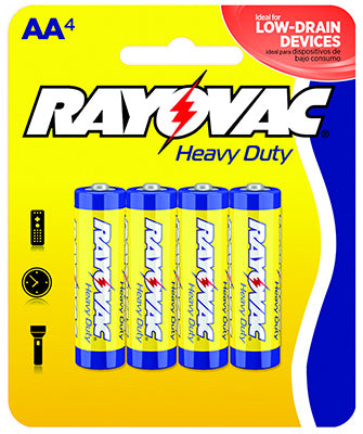 Heavy Duty AA Batteries, 4-Pk.