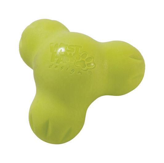 West Paw Zogoflex Green Tux Synthetic Rubber Dog Treat Toy/Dispenser Small