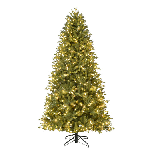 Polygroup  7-1/2 ft. Full  Incandescent  1000 count Pine  Color Changing Christmas Tree