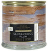 CLCo White Sandalwood Plum Scent Wood Wick Candle Jar 4 in.   H X 4 in.   D (Pack of 3)