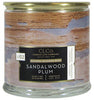 CLCo White Sandalwood Plum Scent Wood Wick Candle Jar 4 in.   H X 4 in.   D (Pack of 3)