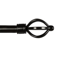 Kenney Black Curtain Rod 48 in. L X 84 in. L