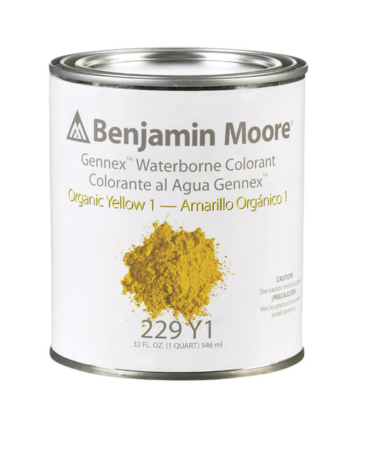 Benjamin Moore  Gennex  Organic Yellow  Colorant Systems  1 qt.
