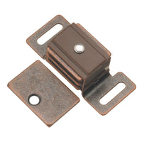 Hickory Hardware 2-3/8 in. W X 1 in. D Bronze Metal Cabinet Catch (Pack of 25)