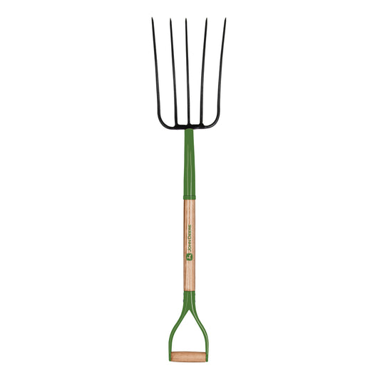 John Deere Forged Steel 5 Tine Compost Fork 48 in. L x 9 in. W