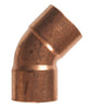 Nibco 1-1/2 in. Sweat X 1-1/2 in. D Sweat Copper 45 Degree Elbow 1 pk