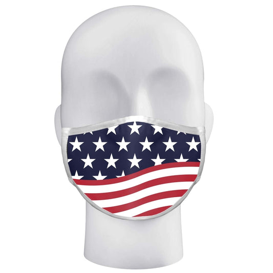 Alleson Badger American Flag Face Mask 1 pk