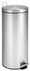 Honey-Can-Do 8 gal Silver Stainless Steel Step-On Trash Can