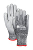 HandMaster  Max Defense  Men's  Indoor/Outdoor  Polyurethane  Cut Resistant  Work Gloves  Black/Gray