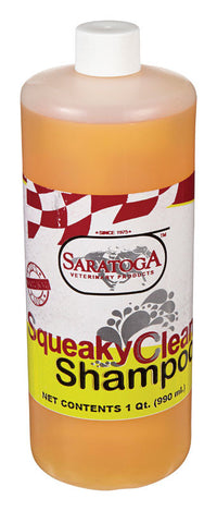 Saratoga  Squeaky Clean  Liquid  Shampoo  For Horse 1 qt.