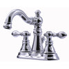 Ultra Faucets Signature Polished Chrome Centerset Bathroom Sink Faucet 4 in.