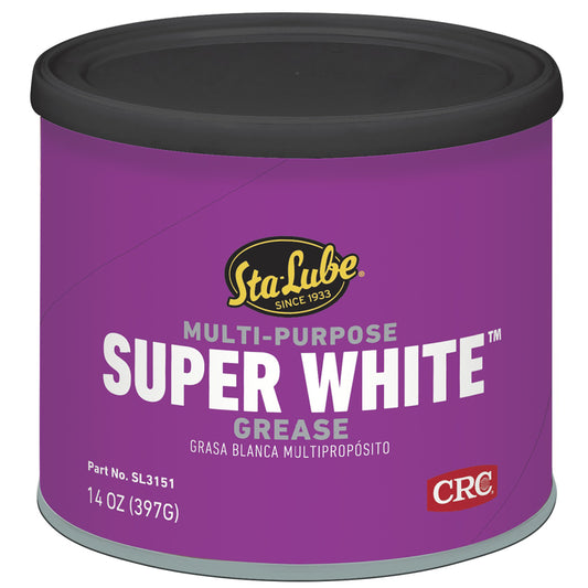 Sta-Lube Super White White Lithium Grease 14 oz
