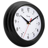 La Crosse Technology 8 in. L X 1.6 in. W Indoor Vintage Analog Wall Clock Glass/Plastic Black