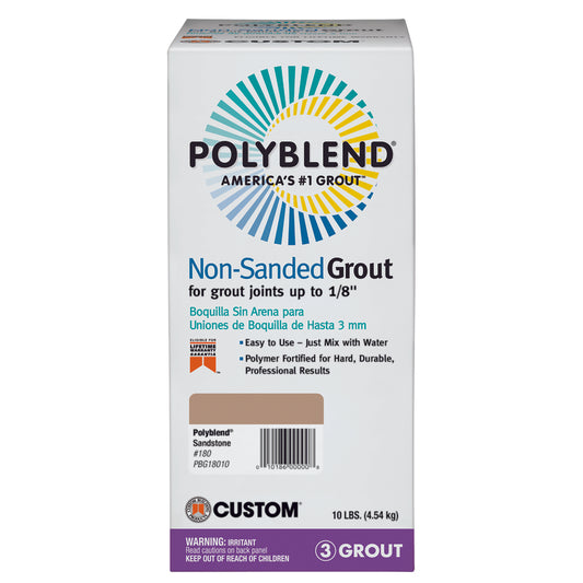 Custom Building Products  Polyblend  Indoor and Outdoor  Sandstone  Grout  10 lb.