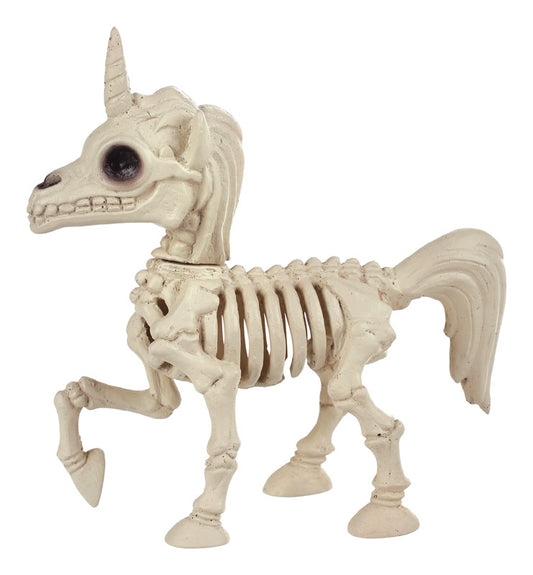 Seasons Skeleton Unicorn Halloween Decoration 6.75 in. H x 2.75 in. W 1 pk (Pack of 6)