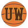 University of Wyoming Basketball Rug - 27in. Diameter