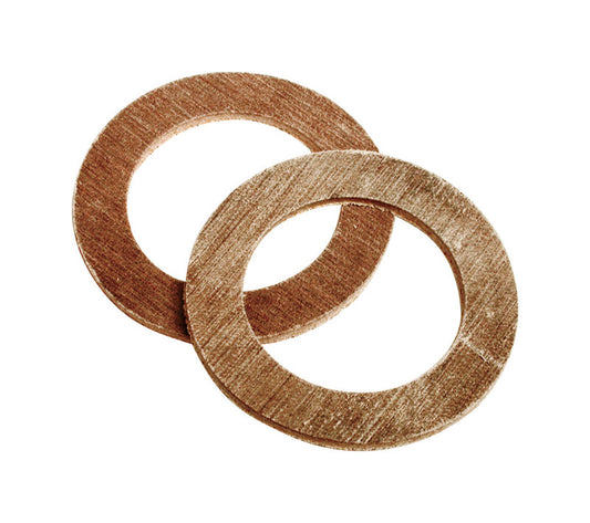 Dial  1  H x 1 in. W Leather  Brown  Leather Washers