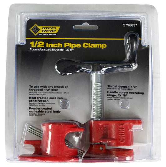 Steel Grip 1-1/2 in. D Pipe Clamp 1 pc