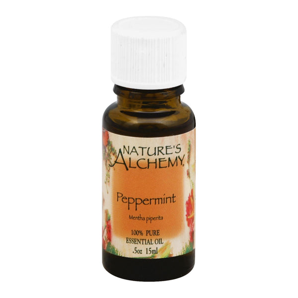 Aceite esencial de menta 100 % puro de Nature's Alchemy, 0,5 fl oz