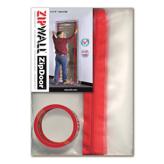 Zipwall ZipDoor Plastic Door Kit