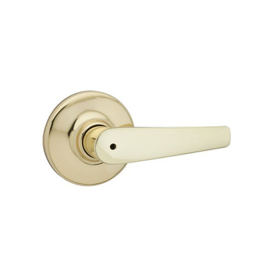 Kwikset Delta Polished Brass Privacy Lever Right or Left Handed
