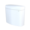 TOTO® Aquia IV® Cube Dual Flush 1.28 and 0.8 GPF Toilet Tank Only with WASHLET®+ Auto Flush Compatibility, Cotton White - ST436EMA#01