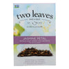 Two Leaves and A Bud Green Tea - Jasmine Petal - Case of 6 - 15 Bags