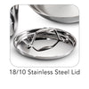 Tri-Ply Clad 8 Pc Stainless Steel Cookware Set