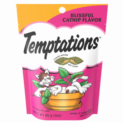Temptations Cat Treat, Catnip Flavor, 3-oz.