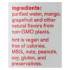 Hint Grapefruit Water - Mango Grapefruit - Case of 12 - 16 Fl oz.
