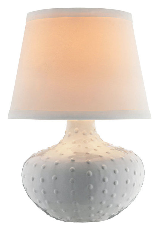 Living Accents  12 in. Gloss  Ceramic Accent Lamp