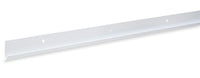 Rubbermaid .5 in. H x 1.7 in. W x 80 in. L Steel Fast Track Rail 1 pk (Pack of 10)