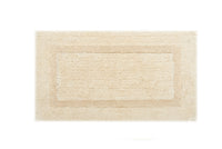 LINIM 2-Piece Bath Rug Set 100% Egyptian Cotton Reversible Bath Rugs Natural 