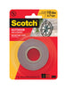 3M Scotch-Mount Double Sided 1 in. W X 60 in. L Mounting Tape Gray