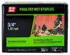 Grip Rite 34HGPNS1 3/4" Hot Dipped Galvanized Poultry Net Staple 365 Pack
