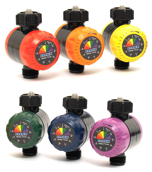 Dramm 10-15040 Colorstorm Watering Timers Assorted Colors 6 Piece Display (Pack of 6)