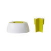 Chef'n Quickstick White/Yellow Plastic Wedge/Spear Slicer Prep Lid