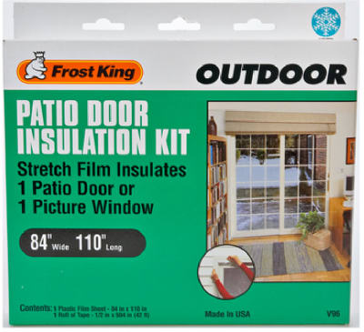 Outdoor Patio Door Insulation Kit, 84 x 110-In.